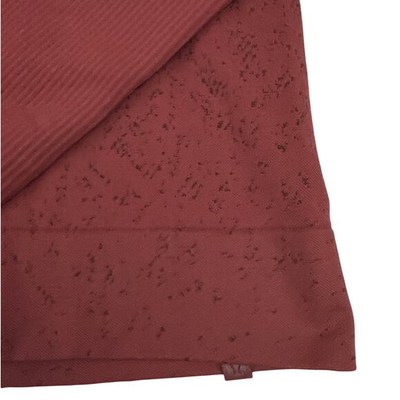 Lululemon Rest Less Cropped Half-Zip Herringbone Fade Mulled Wine/French Press - Picture 4 of 7